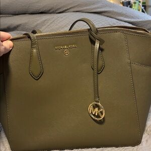 Michael Kors Sage Green Tote Bag